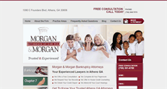 Desktop Screenshot of morganlawyers.com